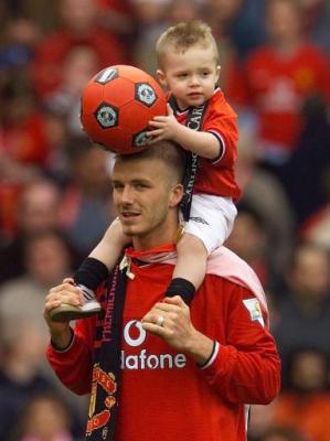 beckham et son fils